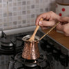 Turkish Copper Coffee Pot (Hammered Copper) - CRYSTALIA GLASS